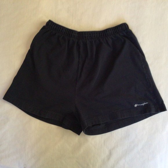 Champion Pants - Champion - Navy blue cotton athletic shorts